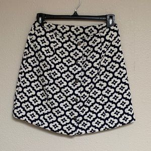 Topshop Geometric Mini Skirt US6